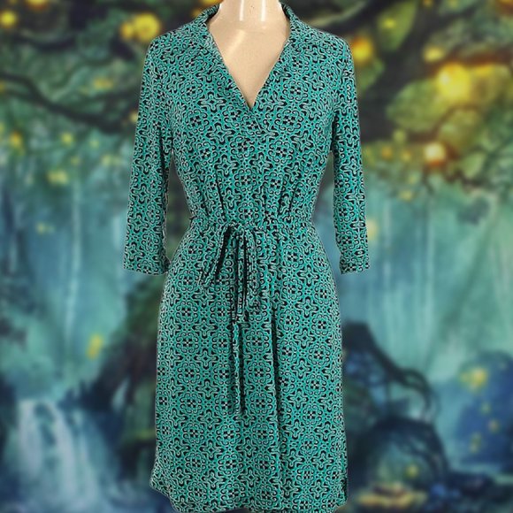 Mlle Gabrielle Dresses & Skirts - Comfy Knit Shirtdress 3/4 Sleeve knee-length sz PL